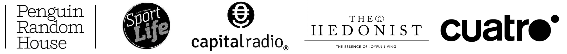 Banner de logos en blanco y negro